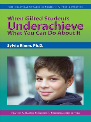 cover image of When Gifted Students Underachieve